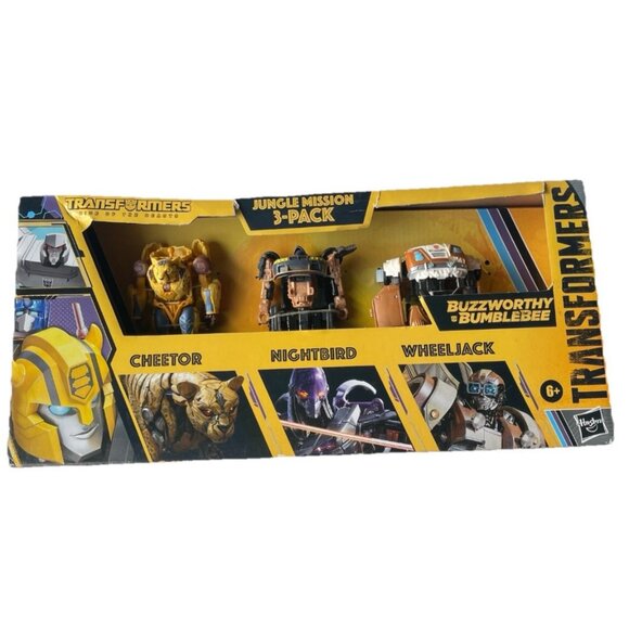 Hasbro Other - Transformers Rise Of The Beasts Buzzworthy Bumblebee Cheetor Nightbird Wheeljack